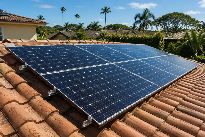 Installation de panneaux solaires à Cuzieu